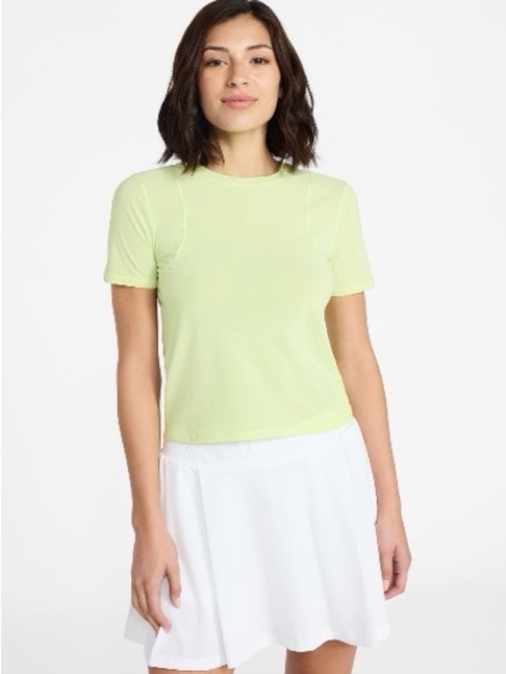 Avia Light Lime Short Sleeve Crewneck Top Size Medium NWT!